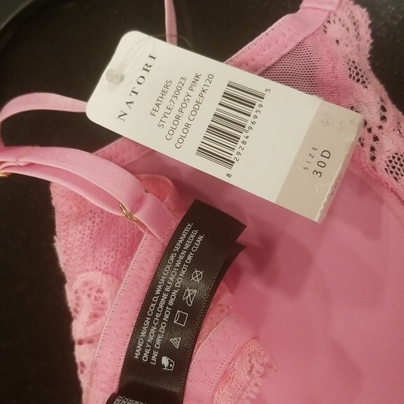 💕NATORI💕 Feathers Underwire Contour Bra ~ Posy Pink 30D NWT - Picture 13 of 14